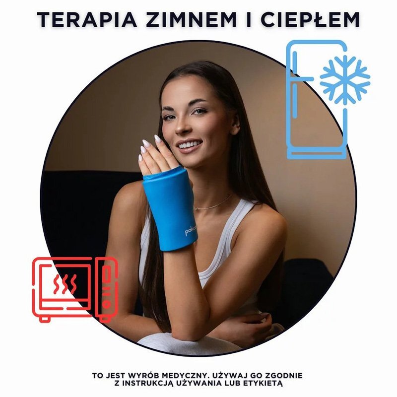 Żelowa opaska chłodząca na nadgarstek Pakcare