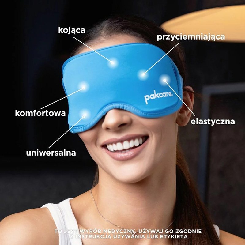 Żelowa opaska chłodząca na oczy Pakcare