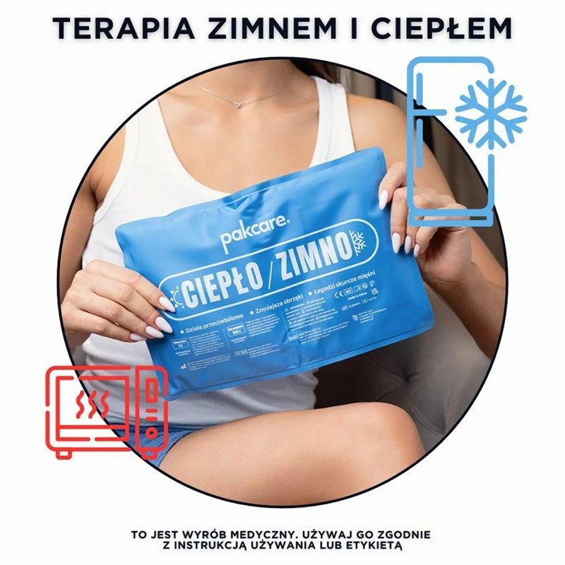 Żelowy kompres chłodząco-grzejący 30x20cm Pakcare