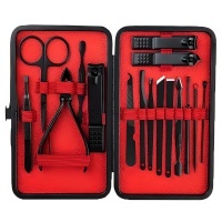 Zestaw przybornik do manicure i pedicure - 16 elementów